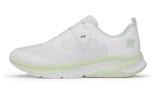 DESCENTE RUNNING Cushioning Breathable Rebound Cushioning Breathable Rebound Low top Casual Running Shoes Women's Green