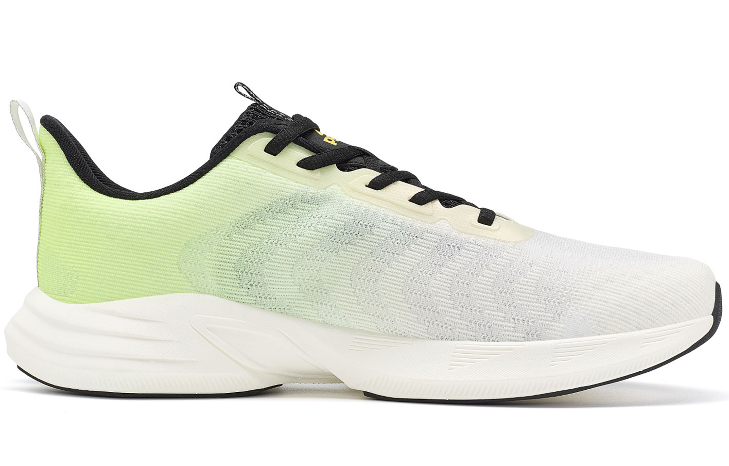 PEAK Hyperfuse Fabric Cushioning Slip Resistant Abrasion Resistant Low top Running Shoes Men’s Neon Green