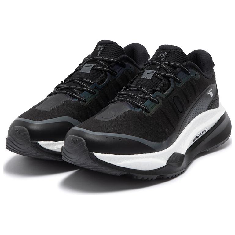 361° Fiery 4 Slip Resistant Cushioning Abrasion Resistant Low top Casual Running Shoes Men’s Black White