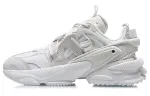 Li Ning Nebula Cushioning Slip Resistant Abrasion Resistant Breathable Low top Casual Shoes Men's White