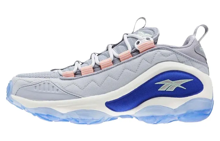 Reebok Dmx Run 10 Non Slip Wear resistant Sports Gray Blue Women's