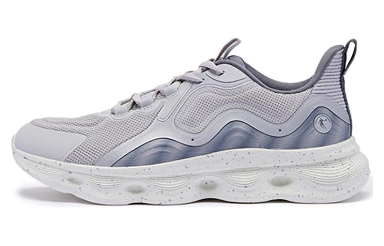 QIAODAN Wear resistant And Lightweight Low top Running Shoes Men’s Gray