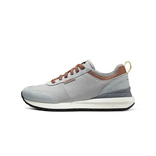 Skechers Cushioning Breathable Low top Running Shoes Men's Ivory