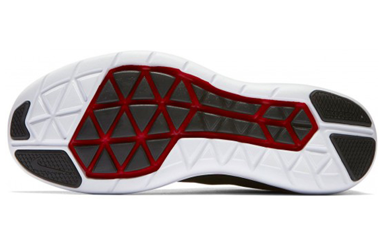 Мужские кроссовки Nike Flex 2016 RN (черно-серо-красные) — фото 6