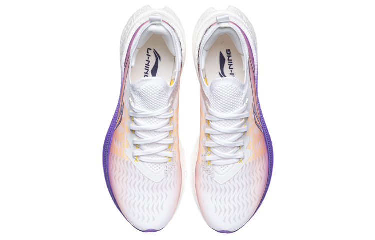 Li Ning Feidian Discovery Dopamine Dressing Low top Running Shoes Women’s White Purple
