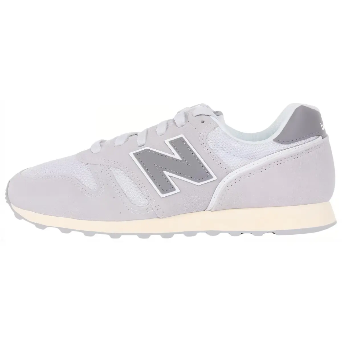 New Balance NB 373 Classic And Versatile Low top Casual Running Shoes Unisex Light Gray