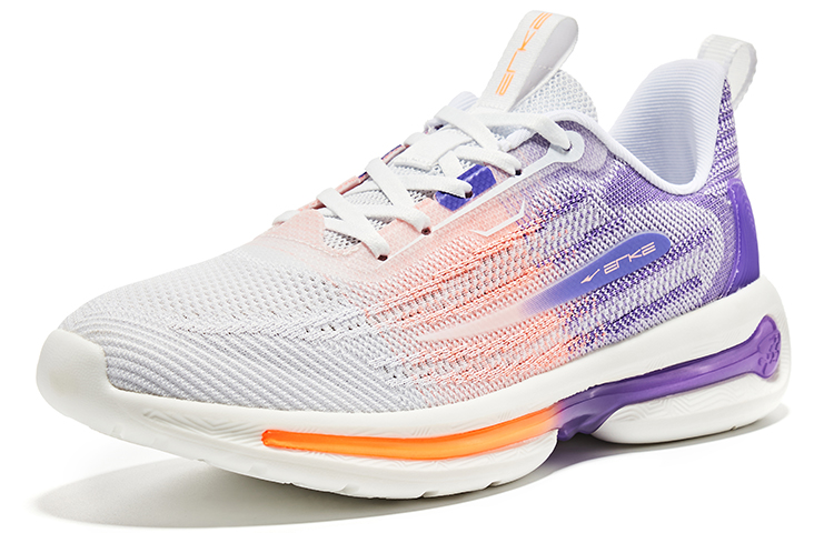 Erke Yi Rebound Athleisure Low top Running Shoes Men’s White Orange