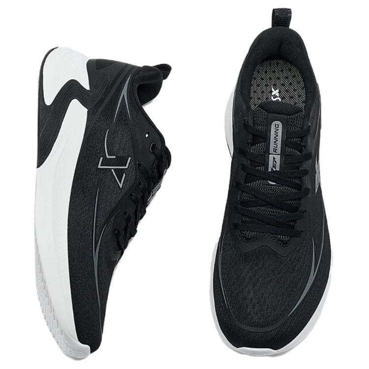 XTEP Cushioning Breathable Low top Running Shoes Men’s Black
