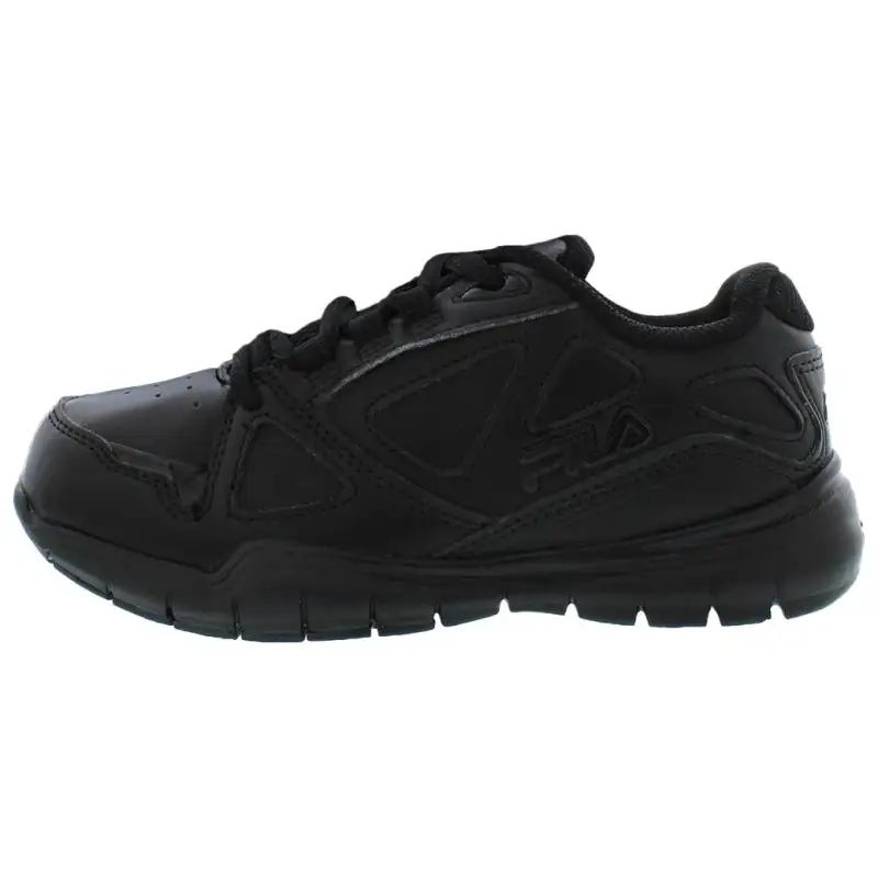 FILA Comfortable Abrasion Resistant Breathable Abrasion Resistant Breathable Low top Running Shoes Women's Black