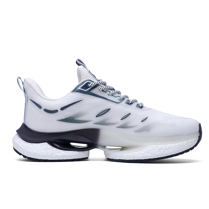 PAIKEJINGPAO Slip Resistant, Abrasion Resistant, Breathable Low top Running Shoes Unisex White