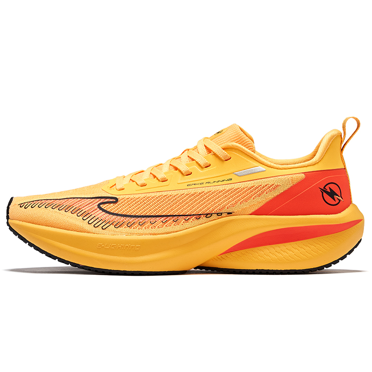 Erke Cushioning Lightweight Rebound Low top Running Shoes Men’s Fluorescent Sweet Orange Blush