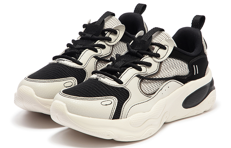 361° Cushioning Slip Resistant Abrasion Resistant Low top Running Shoes Women’s Gray Black