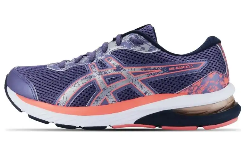 ASICS Gel Nagoya 5 Fabric Abrasion Resistant Breathable Low top Running Shoes Women's Purple