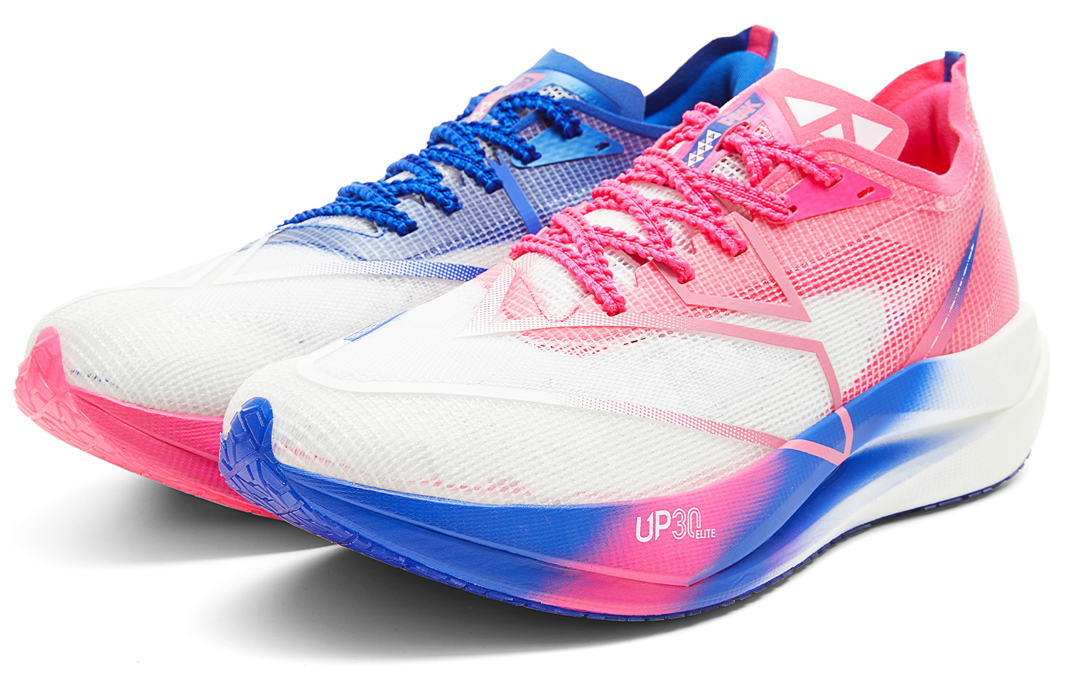PEAK Taichi UP30 3.0ELITE Running Shoes Men’s Low Top Glossy Finish Blue Rose Red