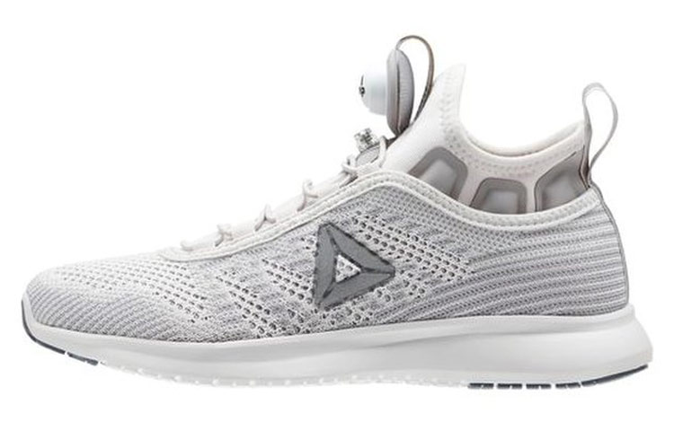 Женские кроссовки Reebok Pump Plus (серо-белые)