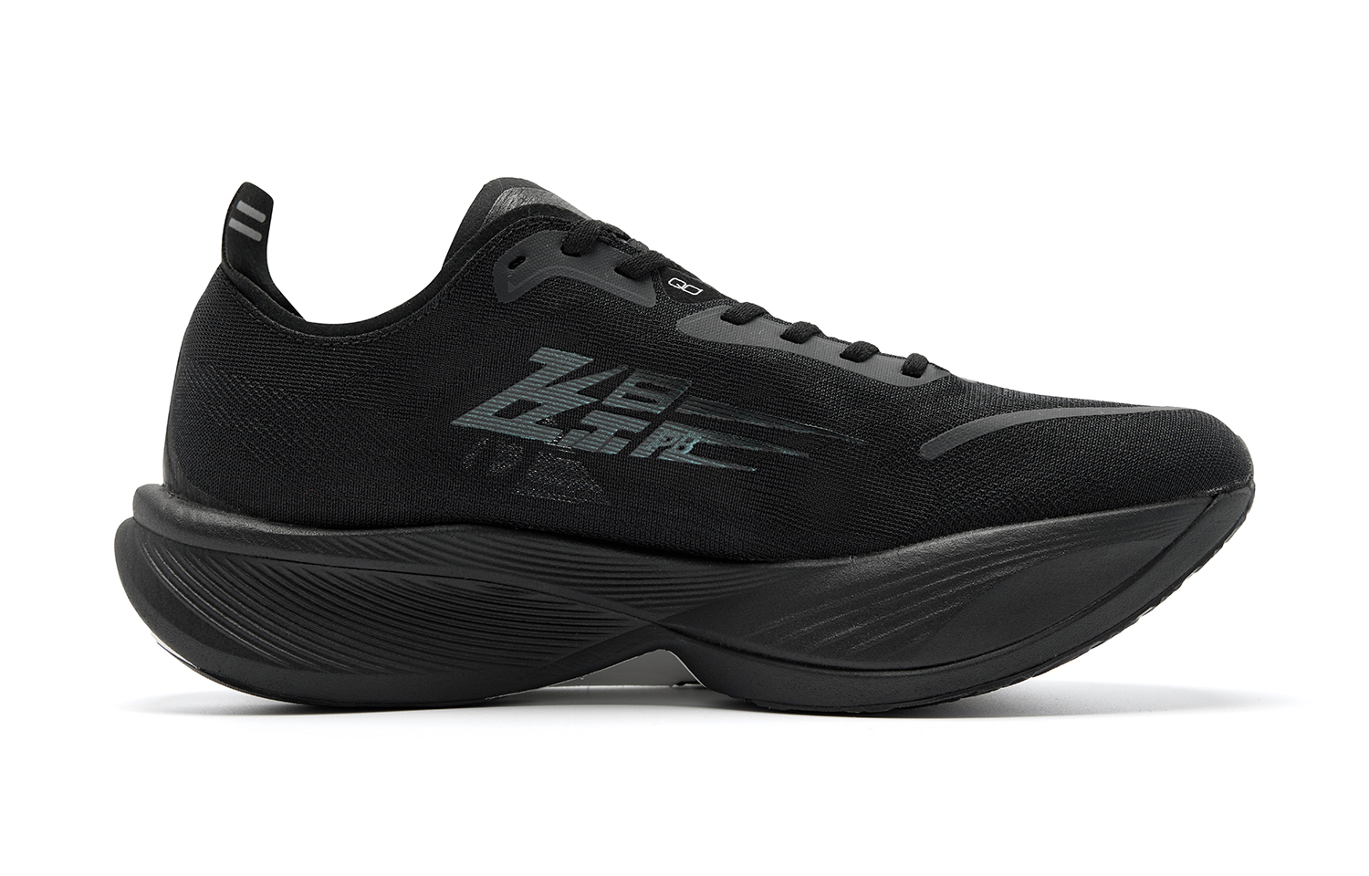 QIAODAN Flying Shadow PB3 Enhanced Running Shoes Men’s Low Top Black Iron Gray