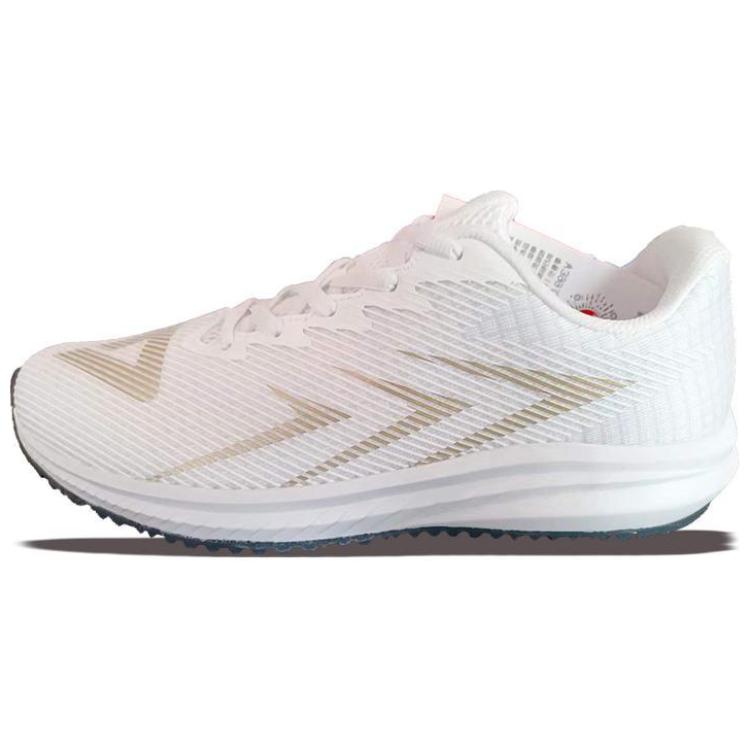PEAK Cushioning, Wear Resistant Low top Running Shoes Unisex White Brown