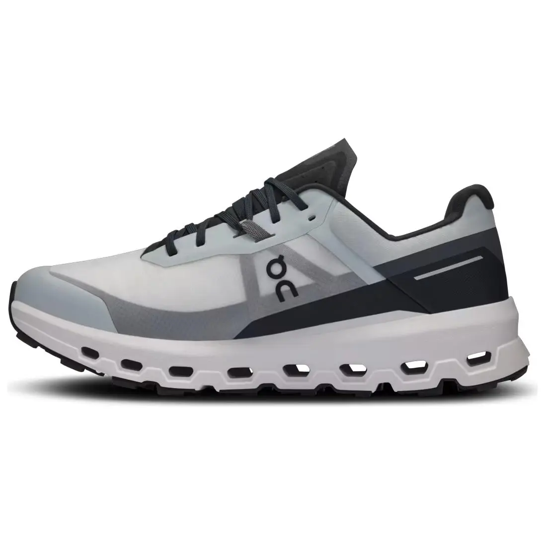 On Cloudvista 2 Comfortable And Lightweight Breathable Low top Trail Running Shoes Men's Gray Black