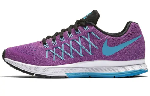 Nike Air Zoom Pegasus 32 Running Shoes Women's Low Top Purple/White/Blue