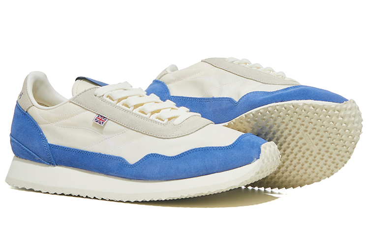 Norman Walsh Classic Cushioning Abrasion Resistant Lightweight Low top Running Shoes Unisex Beige Blue