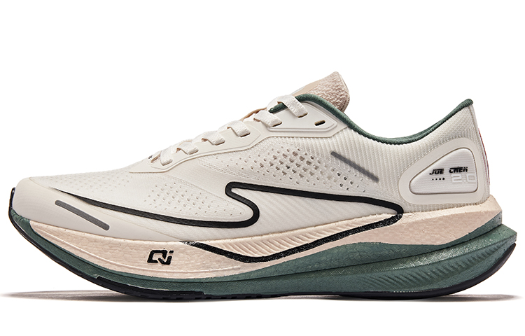 Erke Dust Free 2.0 Slip Resistant, Abrasion Resistant, Lightweight Low top Marathon Racing Running Shoes Men’s White
