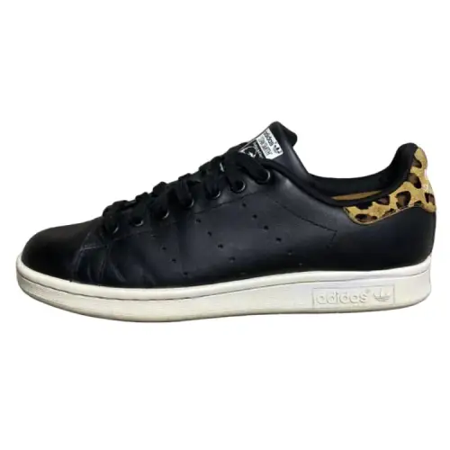 Adidas Originals Stan Smith Slip Resistant Abrasion Resistant Low top Skateboard Shoes Women's Black