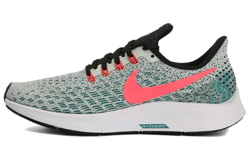 Nike Pegasus 35 sports woven shock-absorbing, non-slip, wear-resistant and breathable low-top marathon running shoes for women, gray