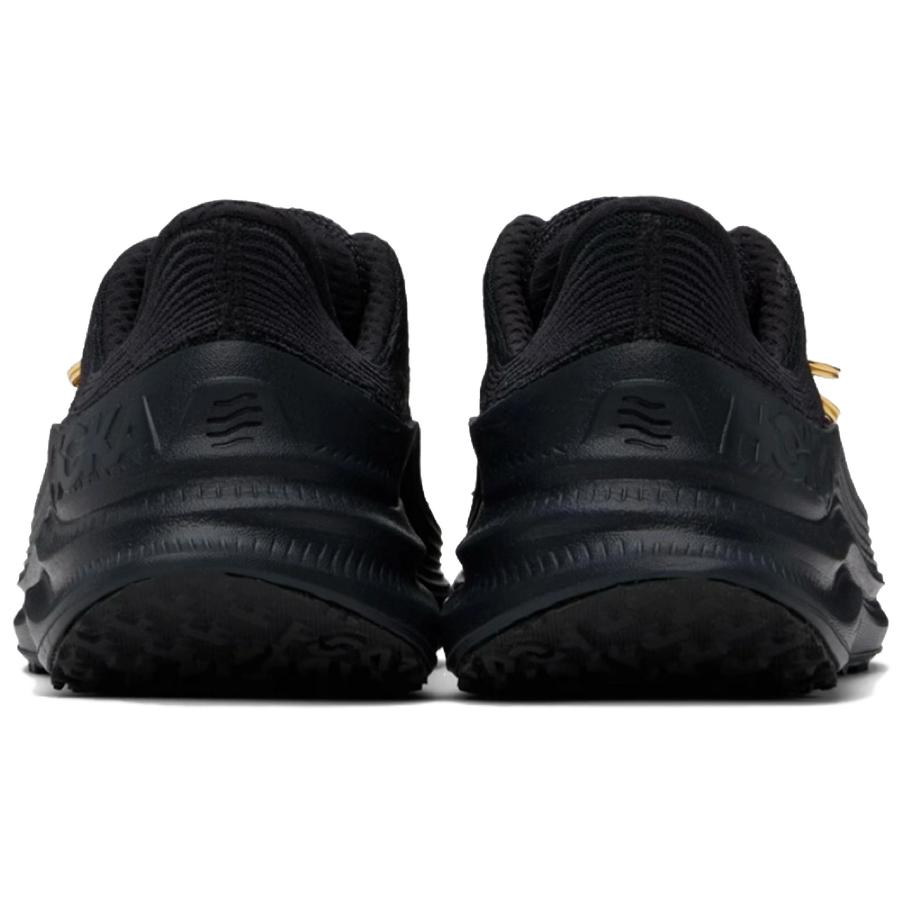 Унисекс кроссовки Comme Des Garcons x HOKA ONE (черно-золотые) — фото 5