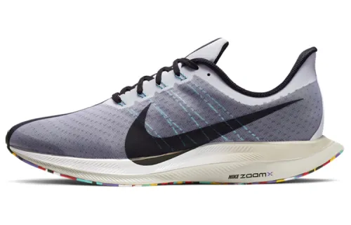 Nike Pegasus 35 Turbo Comfort Sports Fabric Shock Absorbing and Anti-Slip Low Top Training Running Shoes Men's Gray Black