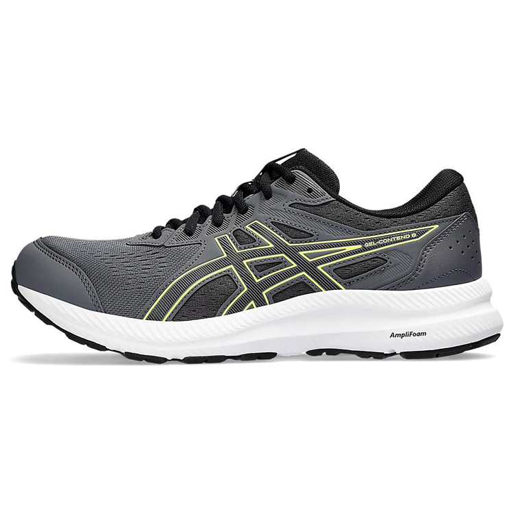 Asics Gel Contend 8 Comfortable Cushioning, Wear Resistant Low top Running Shoes Men’s Black Gray
