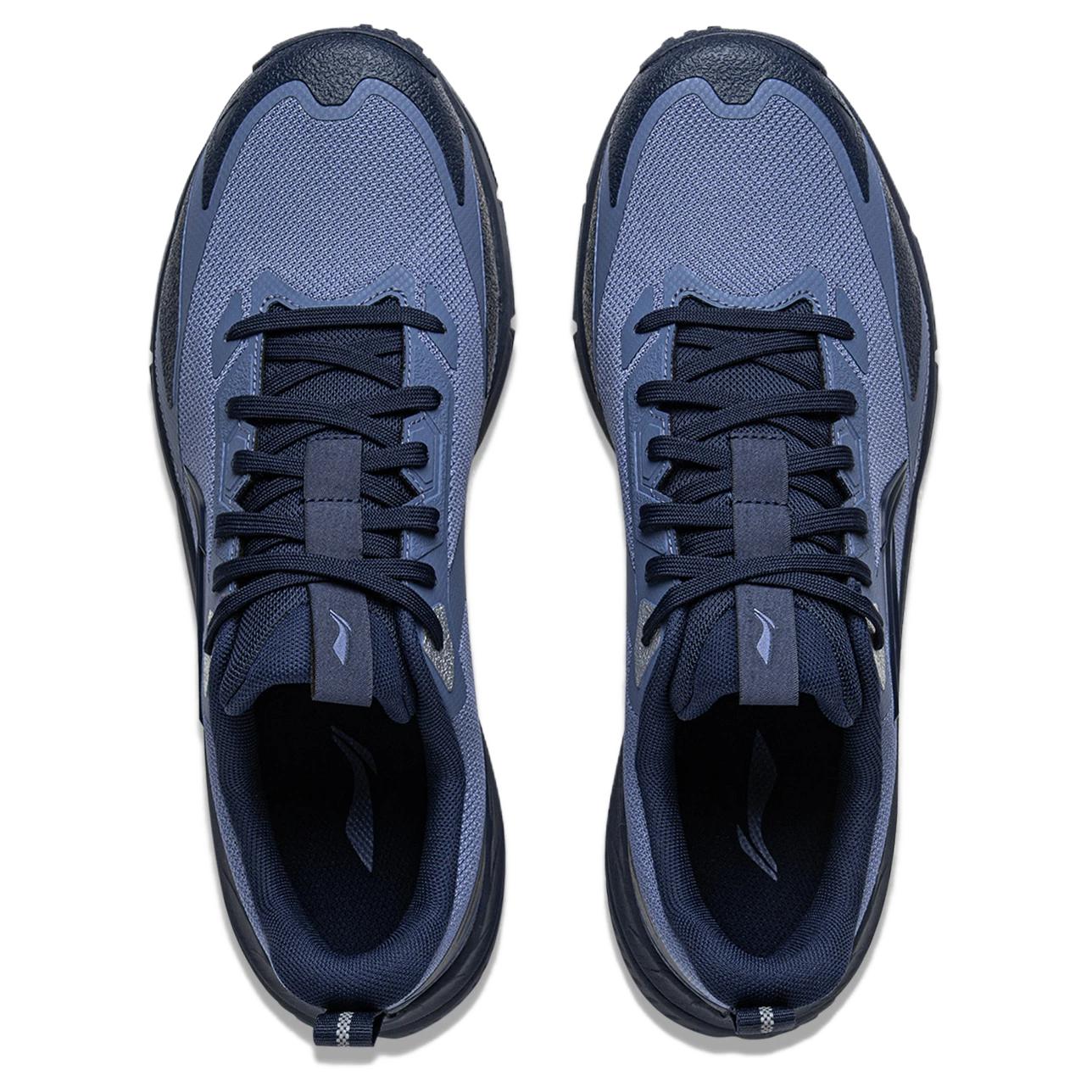 Li Ning Chasing wind Cushioning Slip Resistant Abrasion Resistant Coverage Low top Trail Running Shoes Men’s
