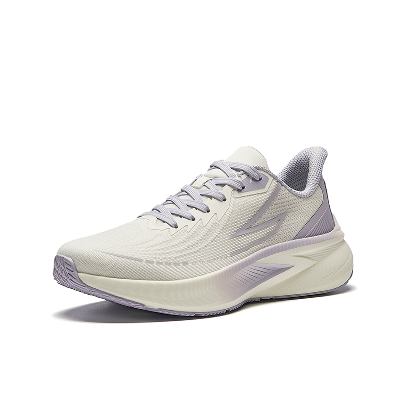 Anta Cushioning, Wear Resistant Low top Running Shoes Women’s Ivory White