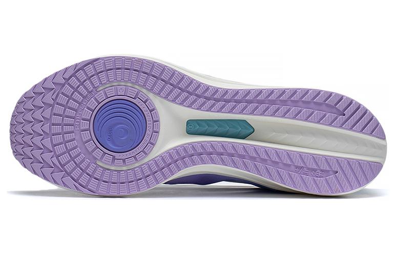 Li Ning Red Hare 6 Slip Resistant, Abrasion Resistant, Breathable Low top Running Shoes Women's White Blue Purple