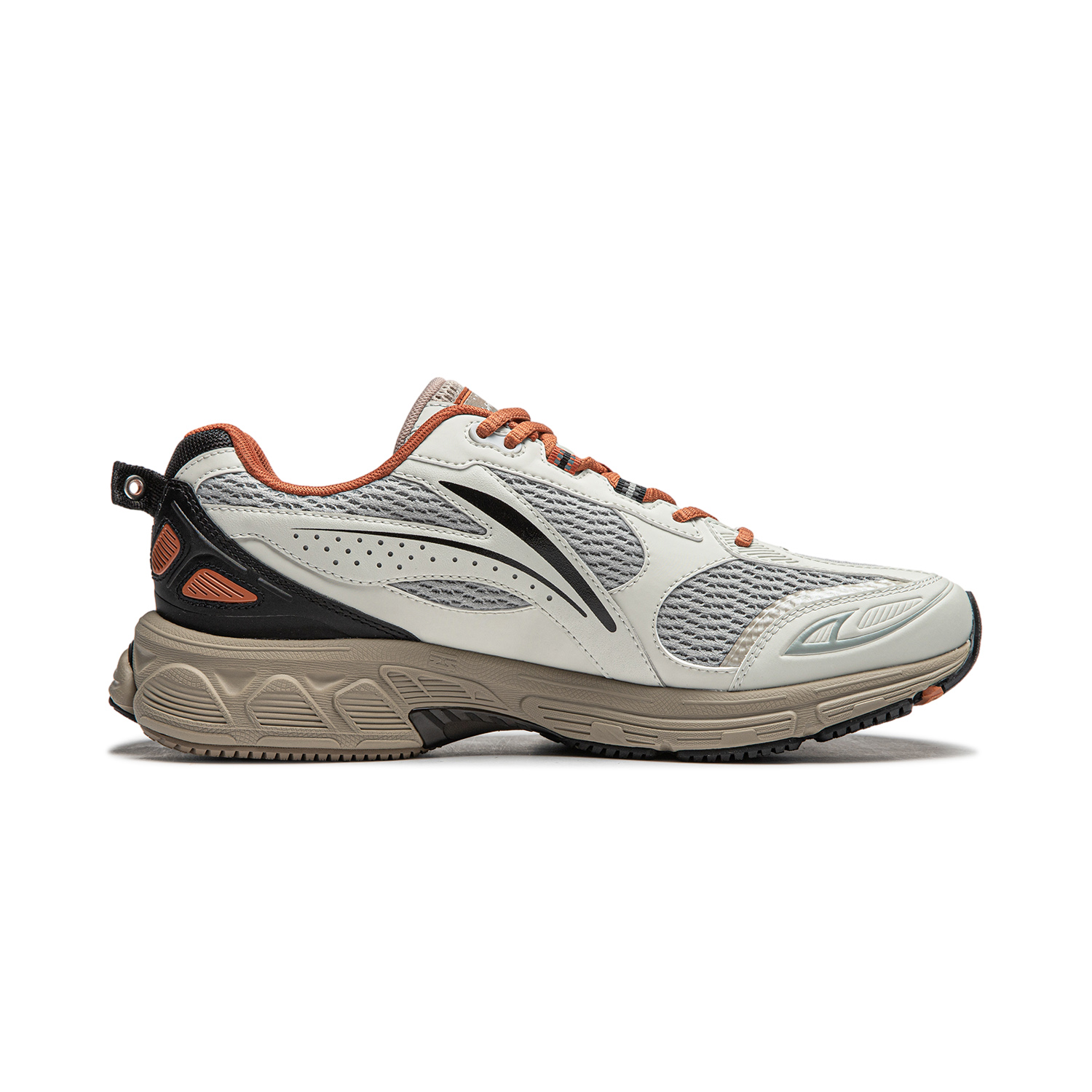 Li Ning Fuyao 2.0 Cushioning Slip Resistant Abrasion Resistant Lightweight Low top Running Shoes Men’s Gray Black