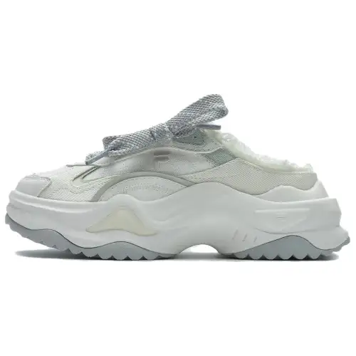 FILA FUSION BIANCO II Abrasion Resistant Abrasion Resistant Closed Toe Slippers Women's White Green
