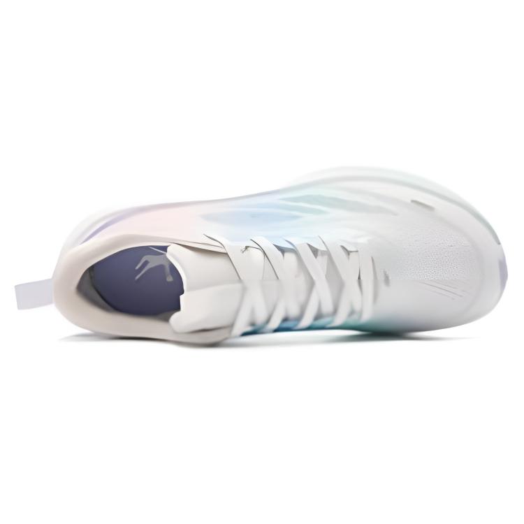 QIAODAN Cushioning Rebound Low top Casual Running Shoes Women’s White Blue Purple