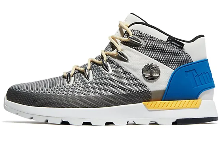 Timberland Sprint Trekker Chukka Breathable And Wear resistant Ankle Length Outdoor Boots White Gray Blue