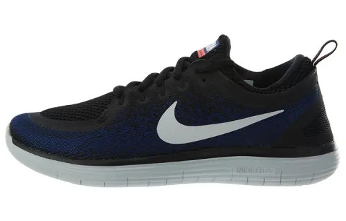 Nike Free Rn Distance 2 Black White Deep Royal Blue