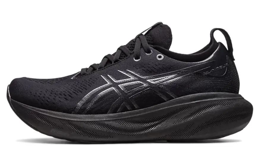 ASICS Gel Nimbus 25 Black Graphite Grey Women's