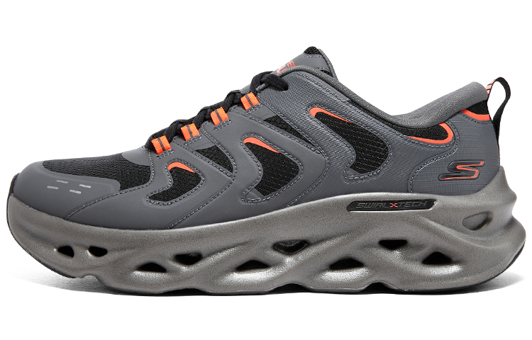 Skechers Comfortable Low top Running Shoes Men’s Gray Black