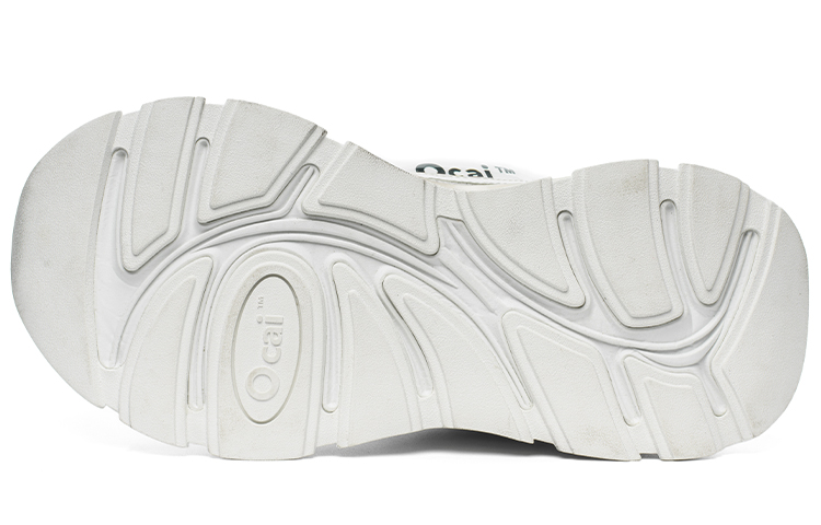 Ocai Runtech3.0 Vintage Abrasion Resistant Breathable Low top Running Shoes Unisex Dirty White