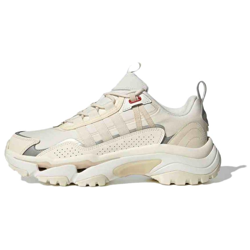 Adidas PU, Textile, Synthetic Leather Cushioning Slip Resistant Low top Running Shoes Unisex Ecru