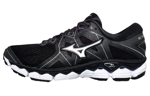 Mizuno Wave Sky 2 'Black White' Women's