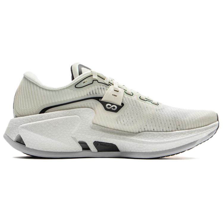 Li Ning Furious Rider 8 Cushioning Slip Resistant Abrasion Resistant Low top Casual Running Shoes Men’s White Black