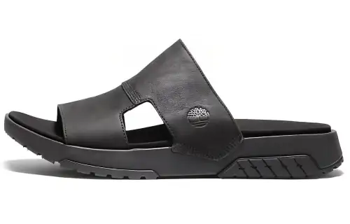 Timberland Rubber Sole Slide Slippers Men's Black