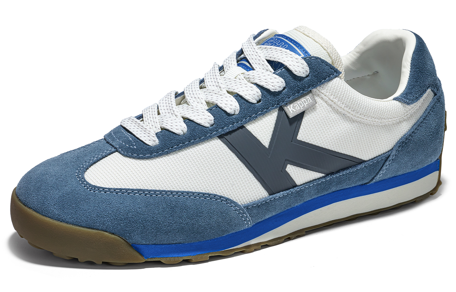 Kappa Slip Resistant Abrasion Resistant Low top Running Shoes Unisex Blue White