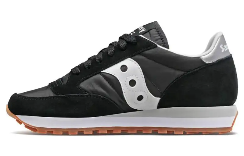Saucony Jazz Original Vintage Cushioning, Wear Resistant Low top Running Shoes Women's Gray Black