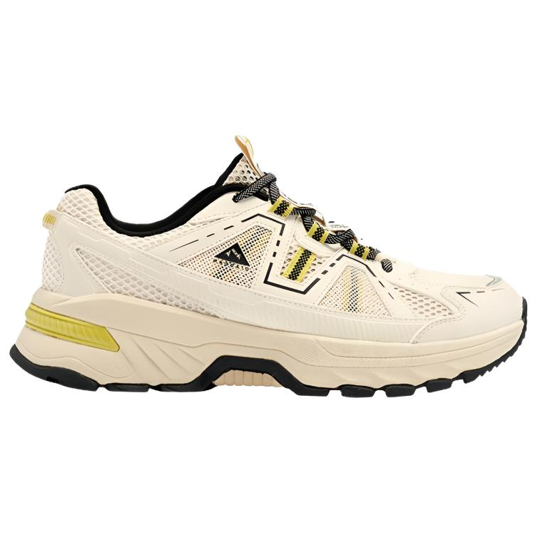 QIAODAN Cushioning Slip Resistant Low top Trail Running Shoes Men’s Beige