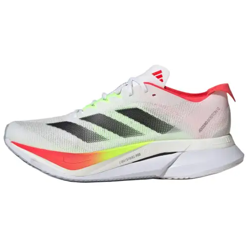 Adidas Adizero Boston 12 'White Black Lucid Red'