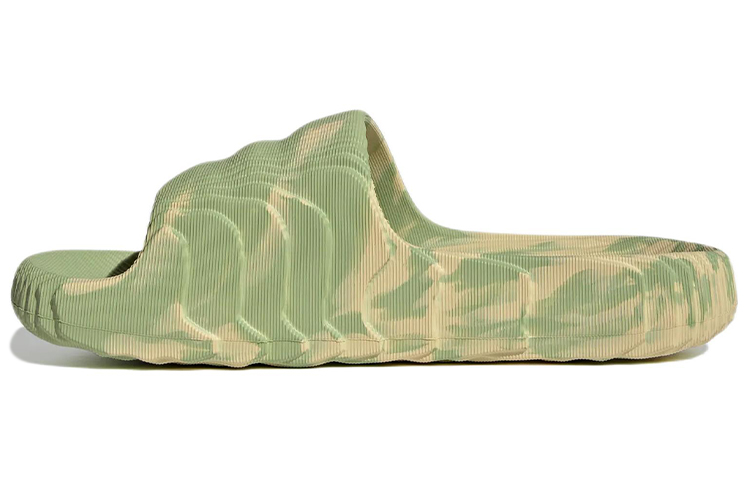Шлепки adidas originals ADILETTE 22 (зелено-желтые)